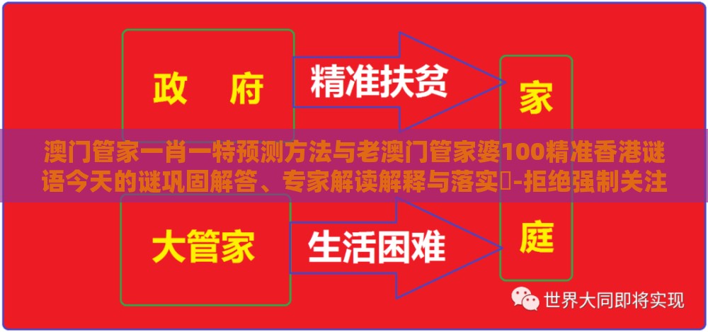 澳门管家一肖一特预测方法与老澳门管家婆100精准香港谜语今天的谜巩固解答、专家解读解释与落实-拒绝强制关注推广